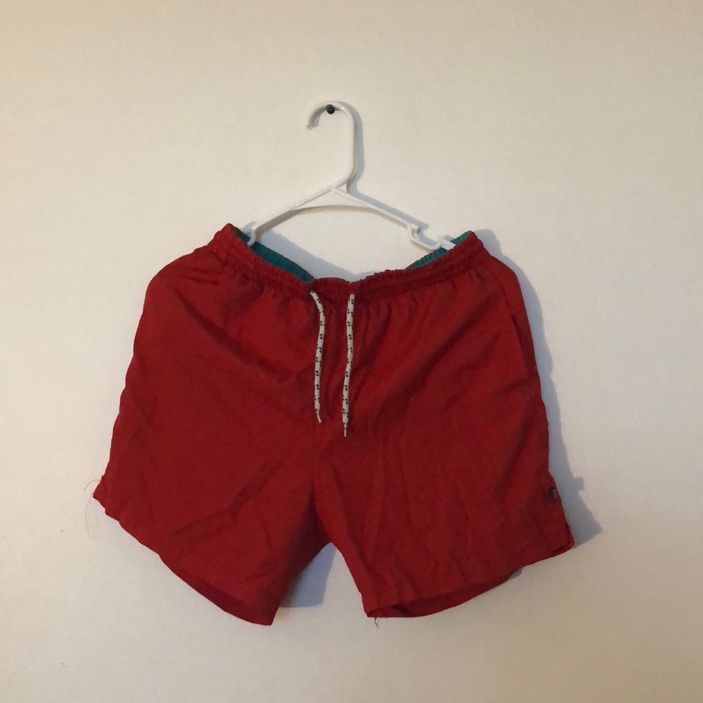 Red H&M short bathing suit